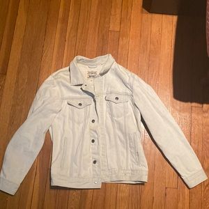 Levi’s white denim jacket